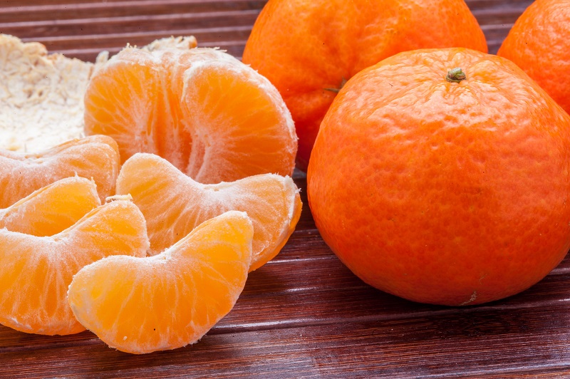 Differences oranges, tangerines, tangerines