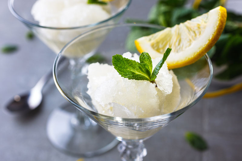 Granita siciliana: los sabores típicos